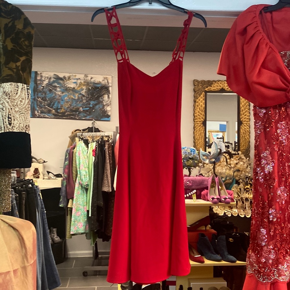 CDC Evening Red Mini Dress